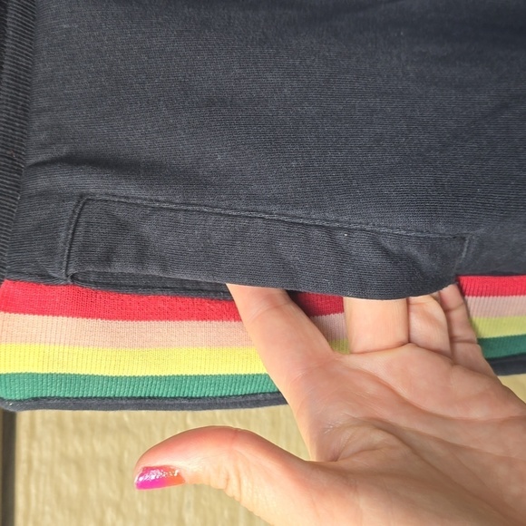UO Urban Outfitters BDG Rainbow Stripe Puddle SweatpantsTrack Pants  S - Picture 9 of 12